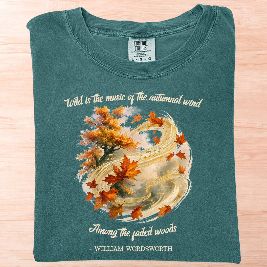 Wordsworth Autumnal Wind T-Shirt