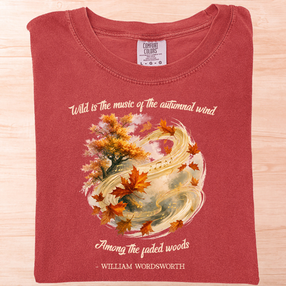 Wordsworth Autumnal Wind T-Shirt