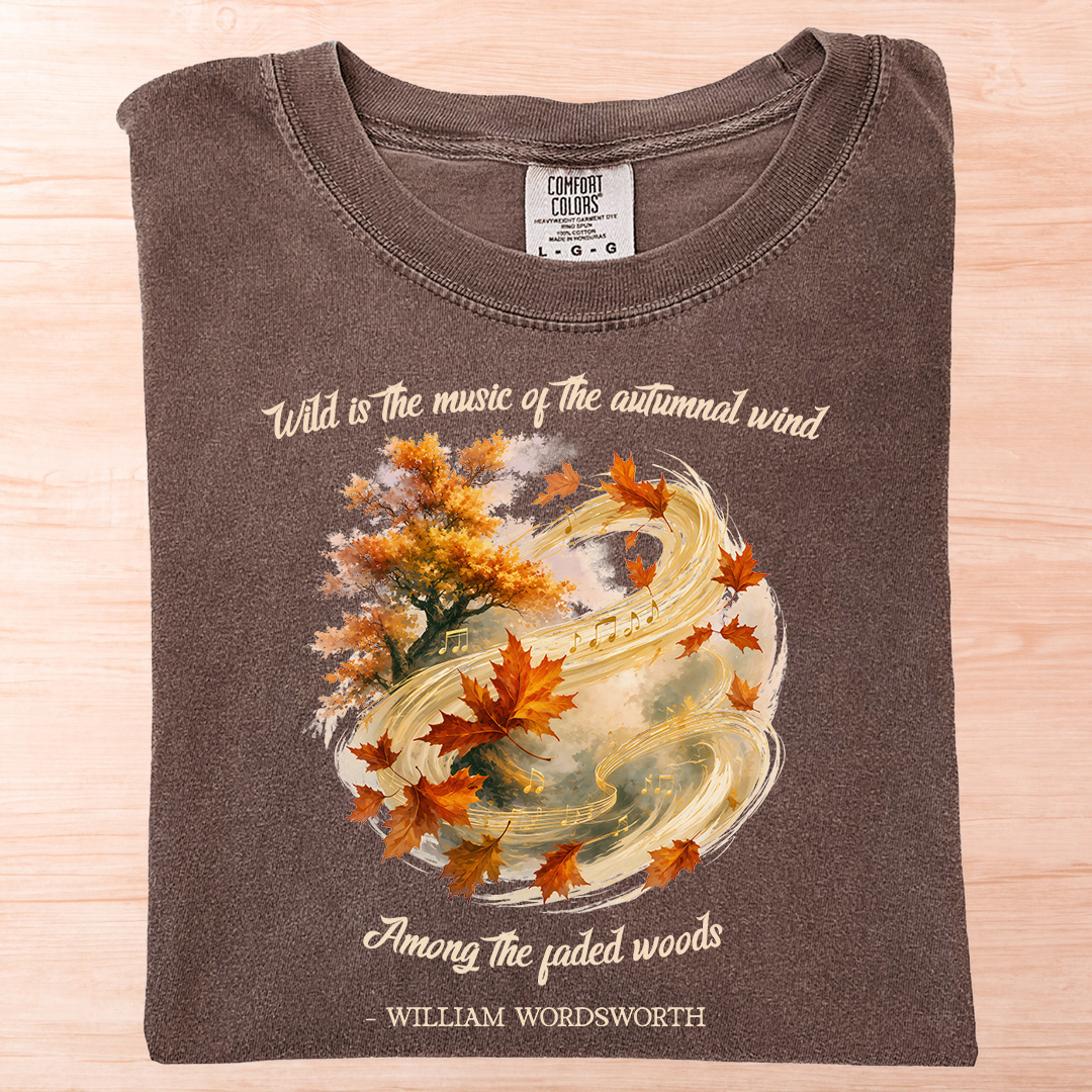 Wordsworth Autumnal Wind T-Shirt