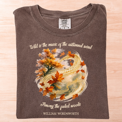 Wordsworth Autumnal Wind T-Shirt