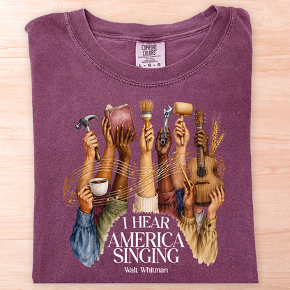 Walt Whitman America Singing T-Shirt