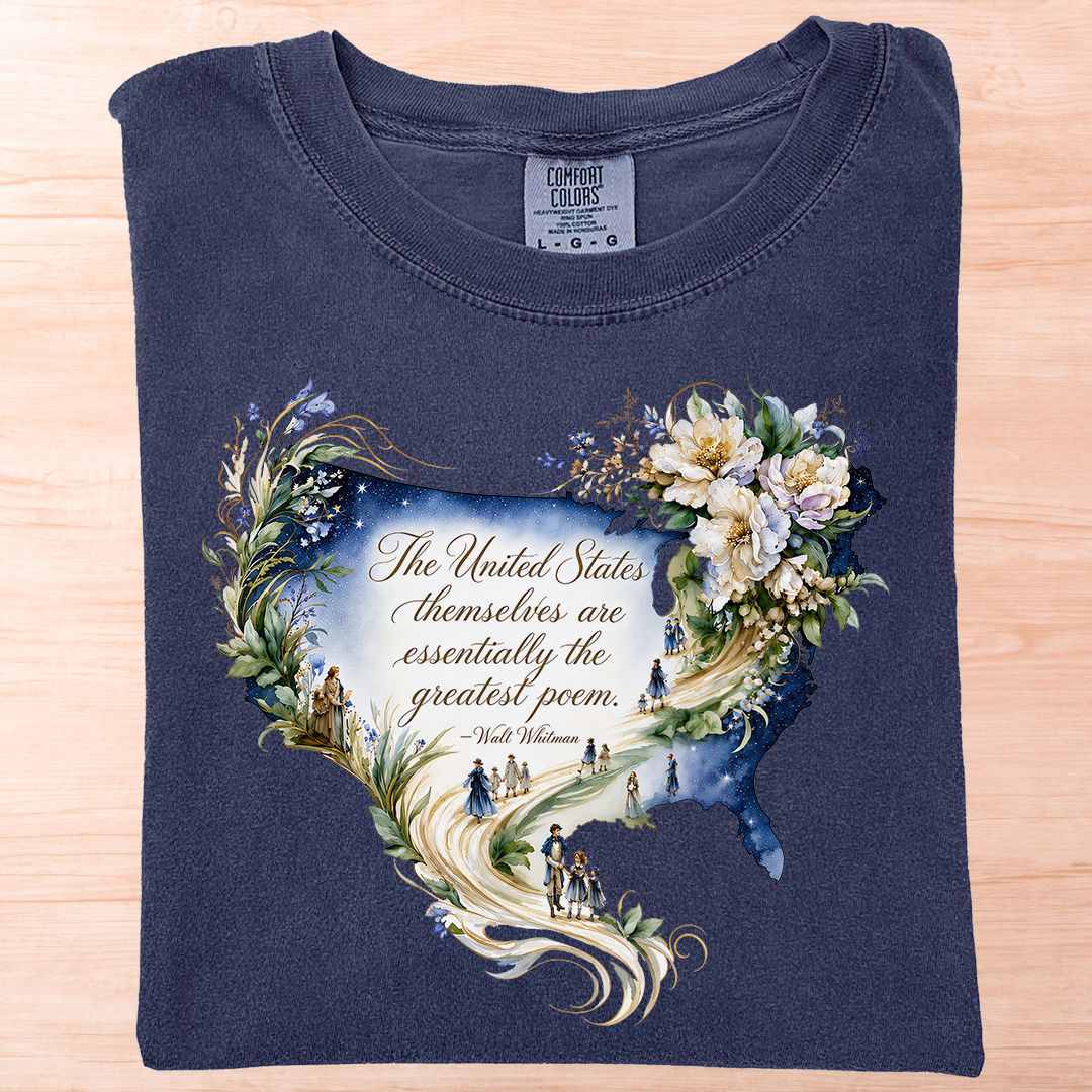 Walt Whitman United States T-Shirt