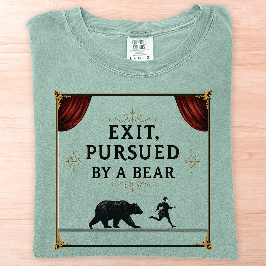Shakespeare Exit Pursued By Bear T-Shirt