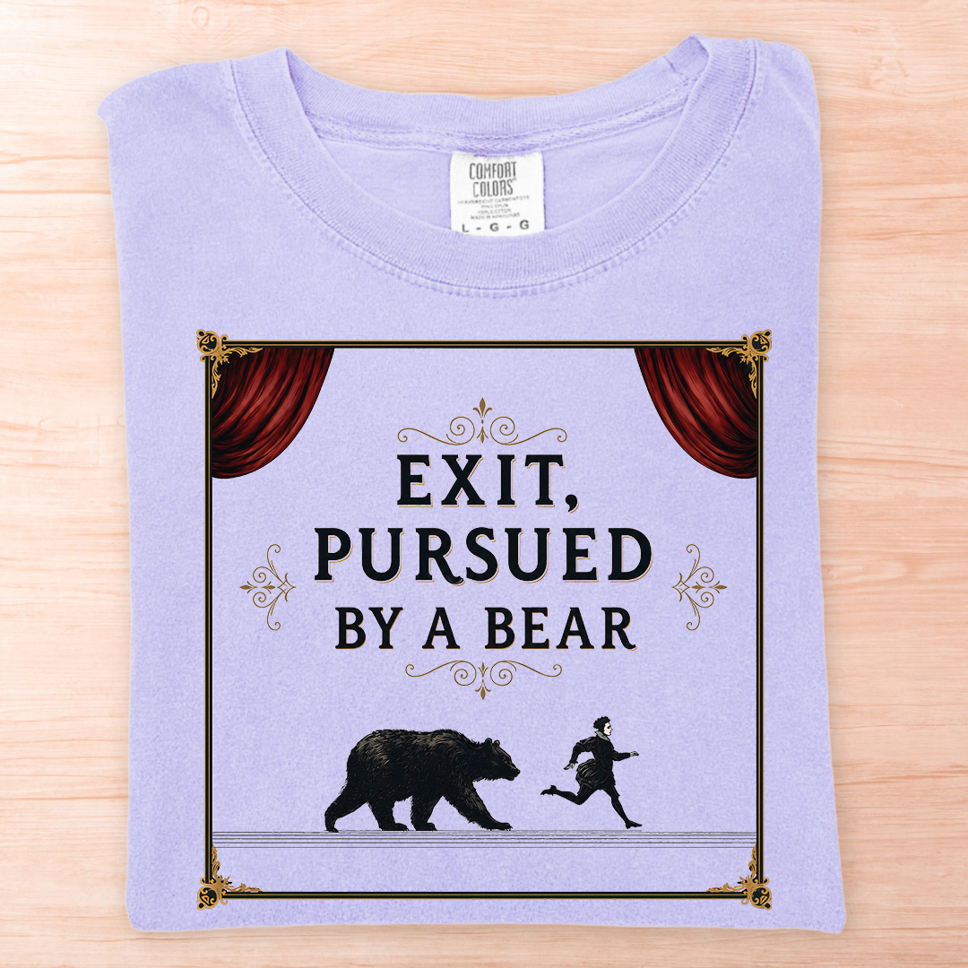 Shakespeare Exit Pursued By Bear T-Shirt