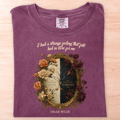 Oscar Wilde Exquisite Joys And Sorrows T-Shirt