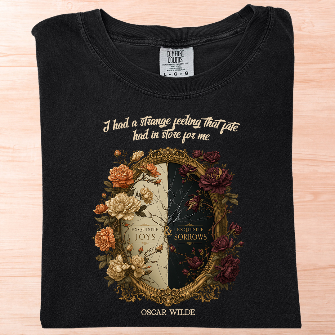 Oscar Wilde Exquisite Joys And Sorrows T-Shirt