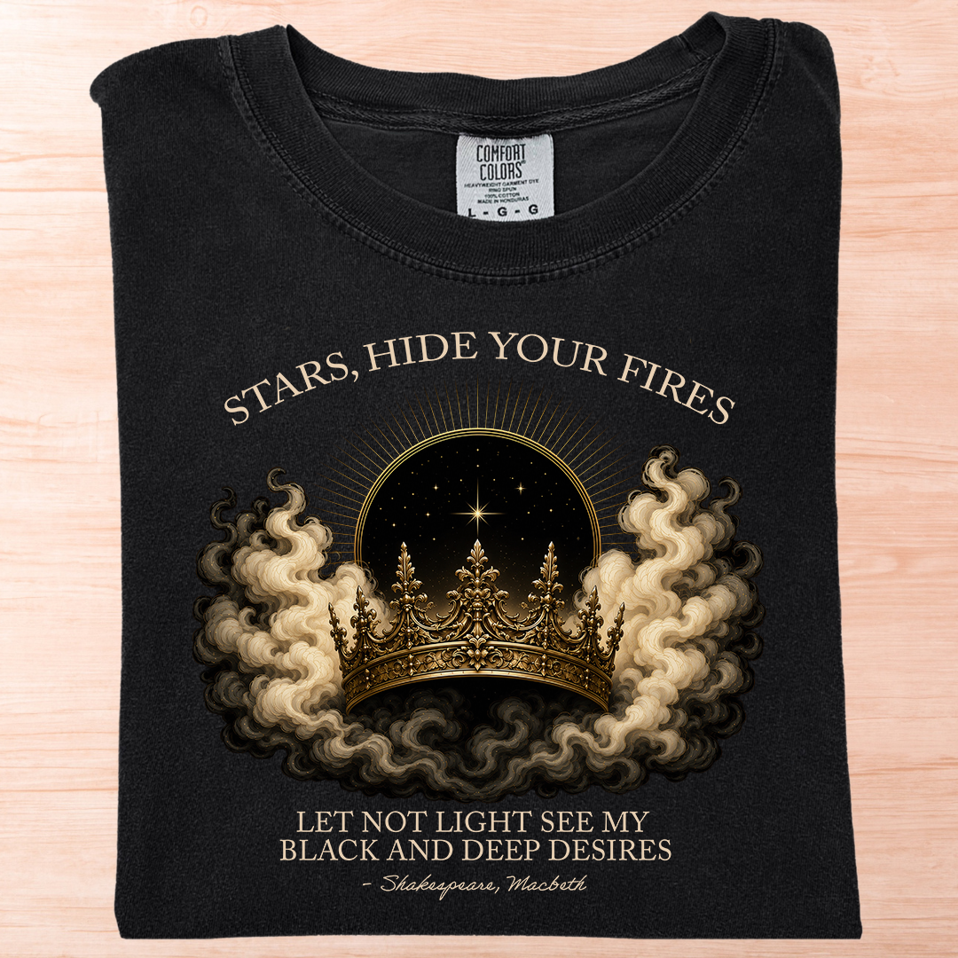 Shakespeare Stars Hide Fires T-Shirt