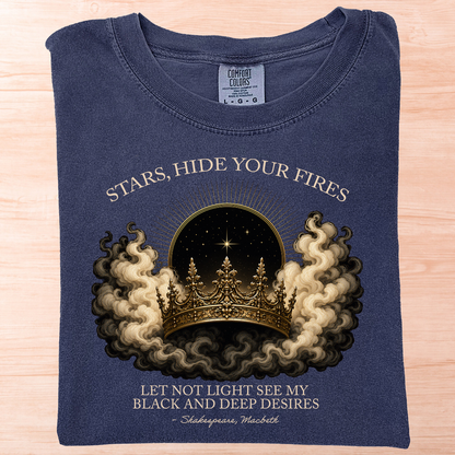 Shakespeare Stars Hide Fires T-Shirt
