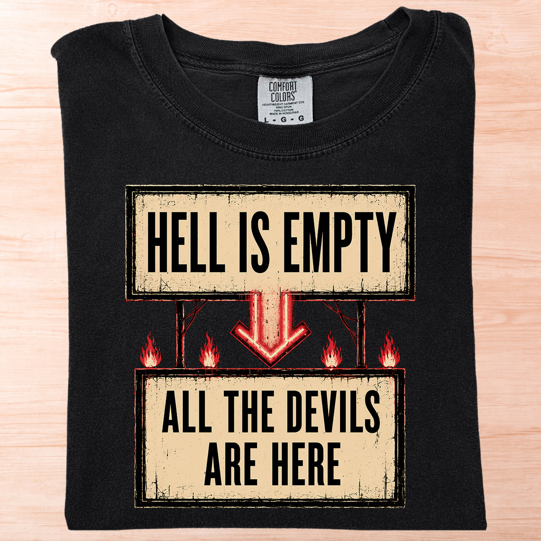 Shakespeare Hell Is Empty T-Shirt
