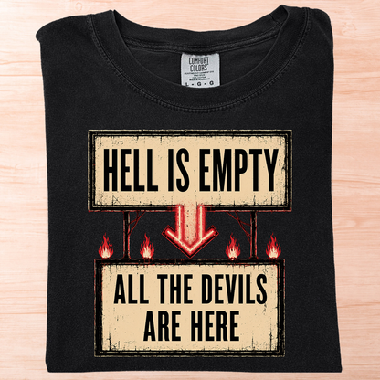 Shakespeare Hell Is Empty T-Shirt