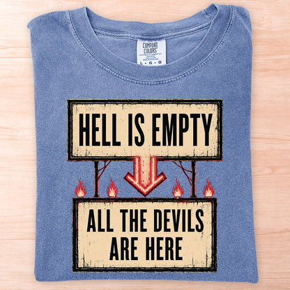 Shakespeare Hell Is Empty T-Shirt