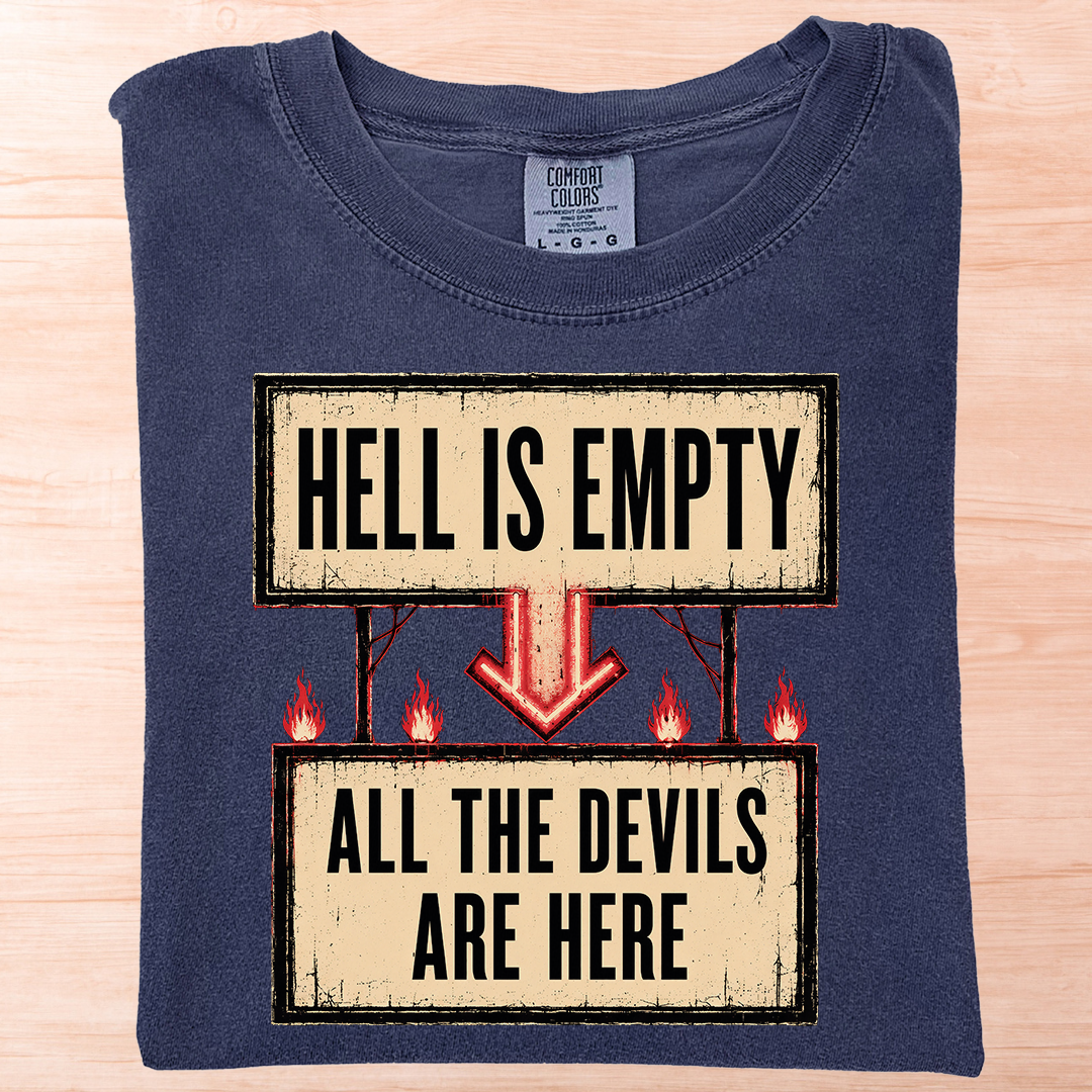 Shakespeare Hell Is Empty T-Shirt