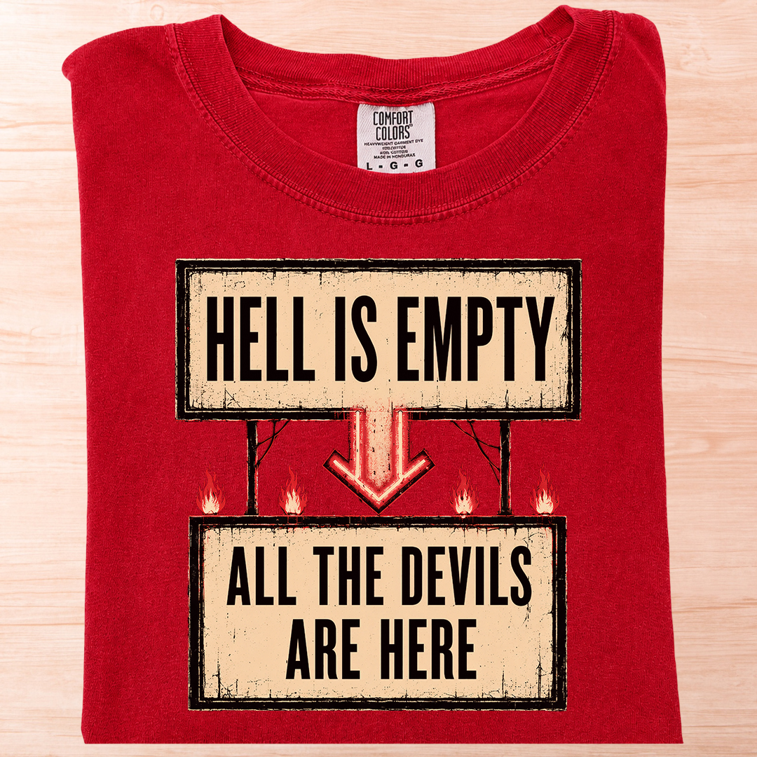 Shakespeare Hell Is Empty T-Shirt