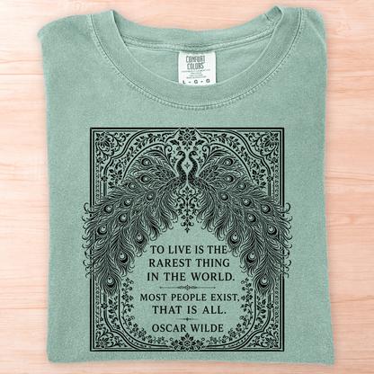 Oscar Wilde Live Peacock T-Shirt