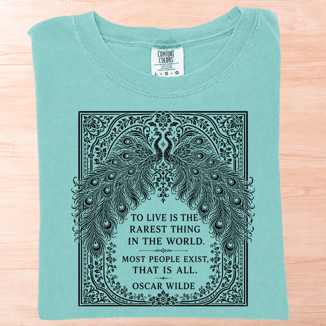 Oscar Wilde Live Peacock T-Shirt