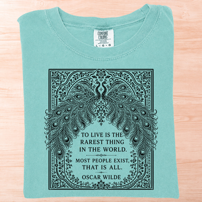 Oscar Wilde Live Peacock T-Shirt