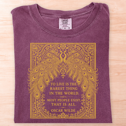 Oscar Wilde Live Peacock T-Shirt