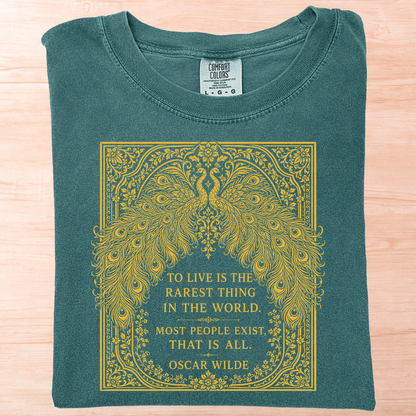 Oscar Wilde Live Peacock T-Shirt