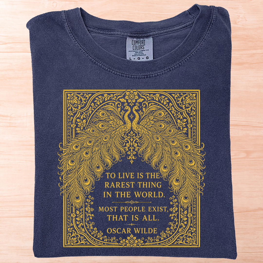 Oscar Wilde Live Peacock T-Shirt