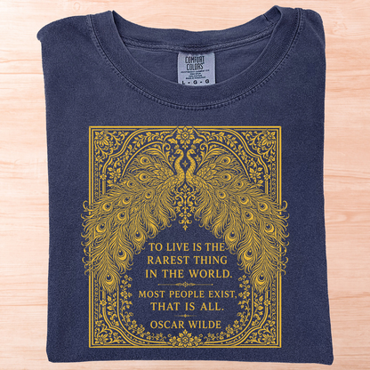 Oscar Wilde Live Peacock T-Shirt