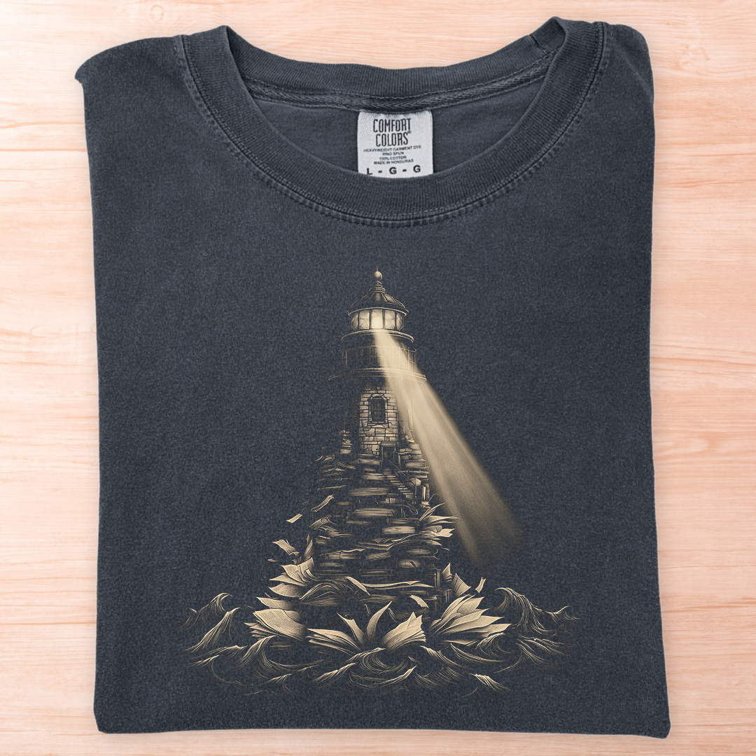Book Lighthouse Beacon T-Shirt