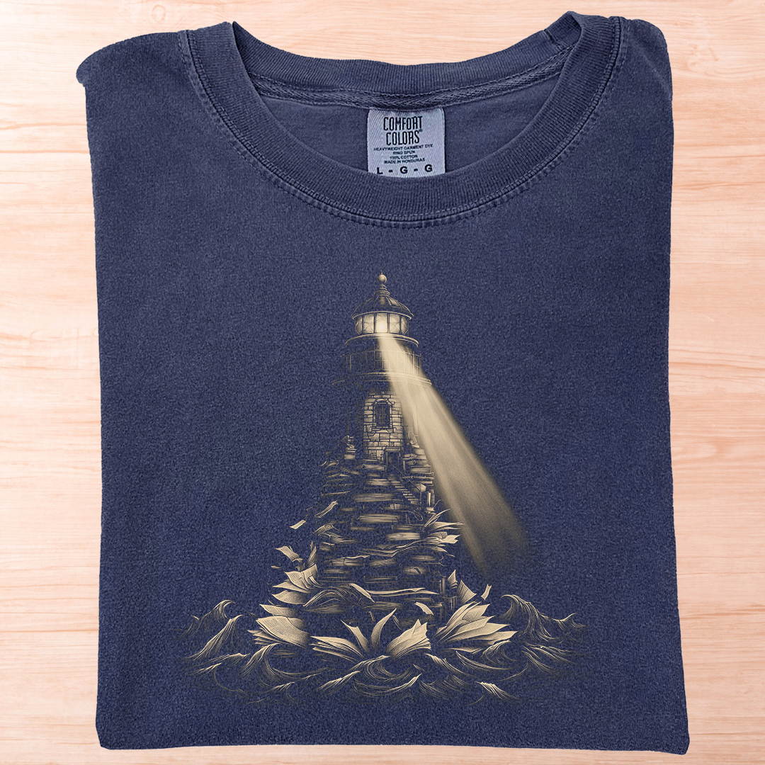 Book Lighthouse Beacon T-Shirt