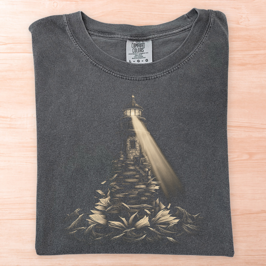 Book Lighthouse Beacon T-Shirt