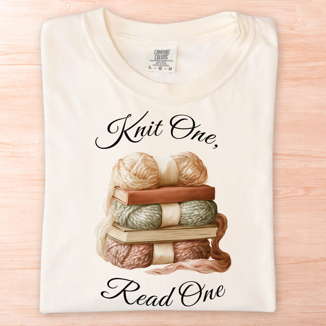 Knit One, Read One T-shirt