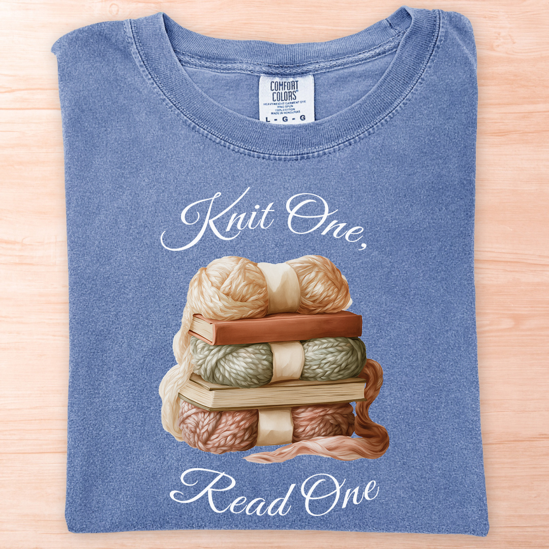 Knit One, Read One T-shirt