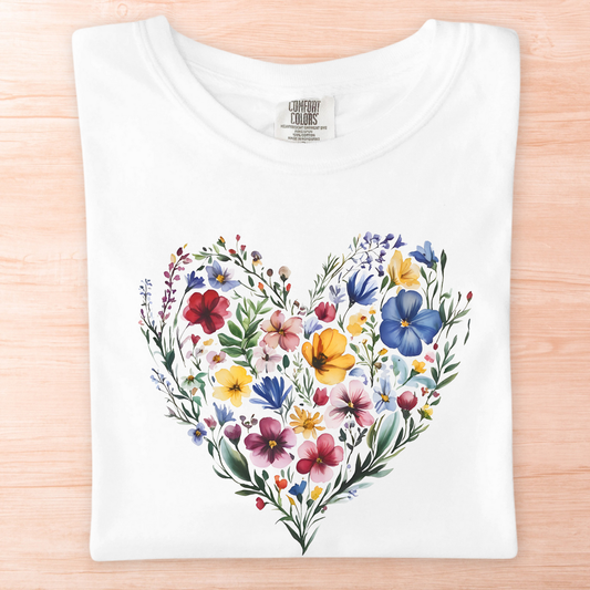 Heart of Flowers T-Shirt