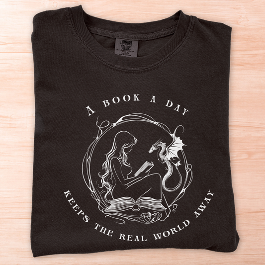 Book A Day Dragon T-Shirt