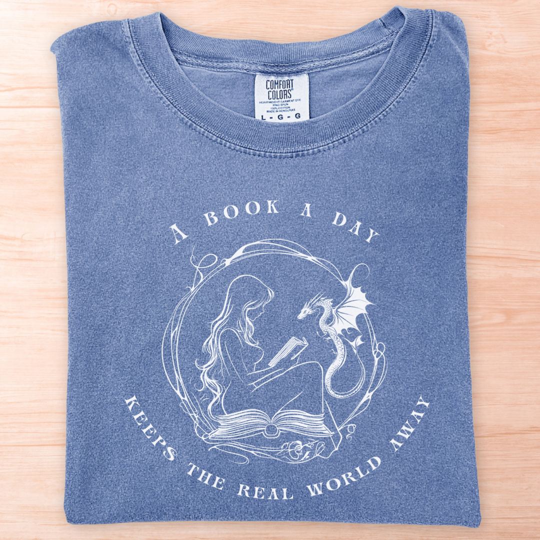 Book A Day Dragon T-Shirt