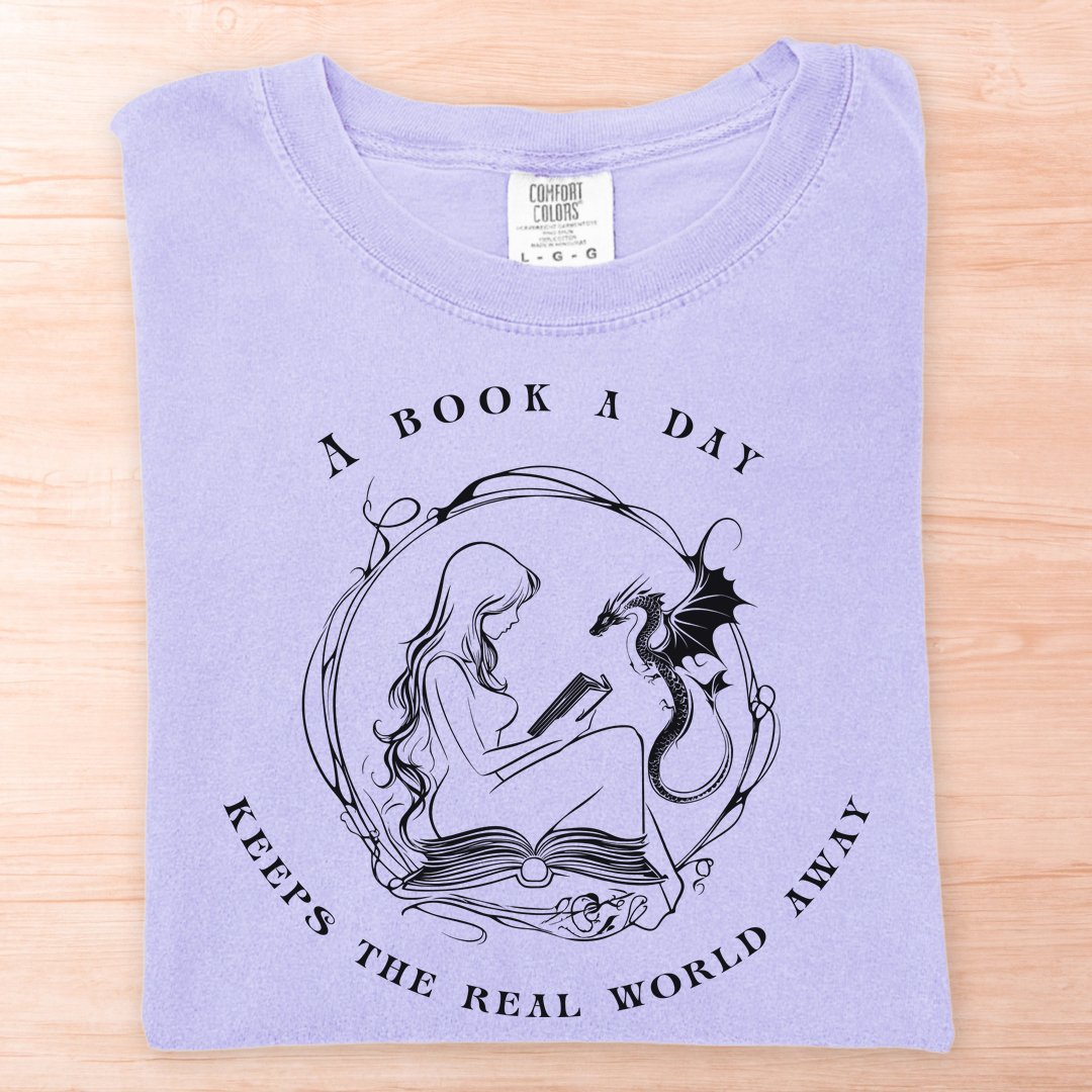 Book A Day Dragon T-Shirt