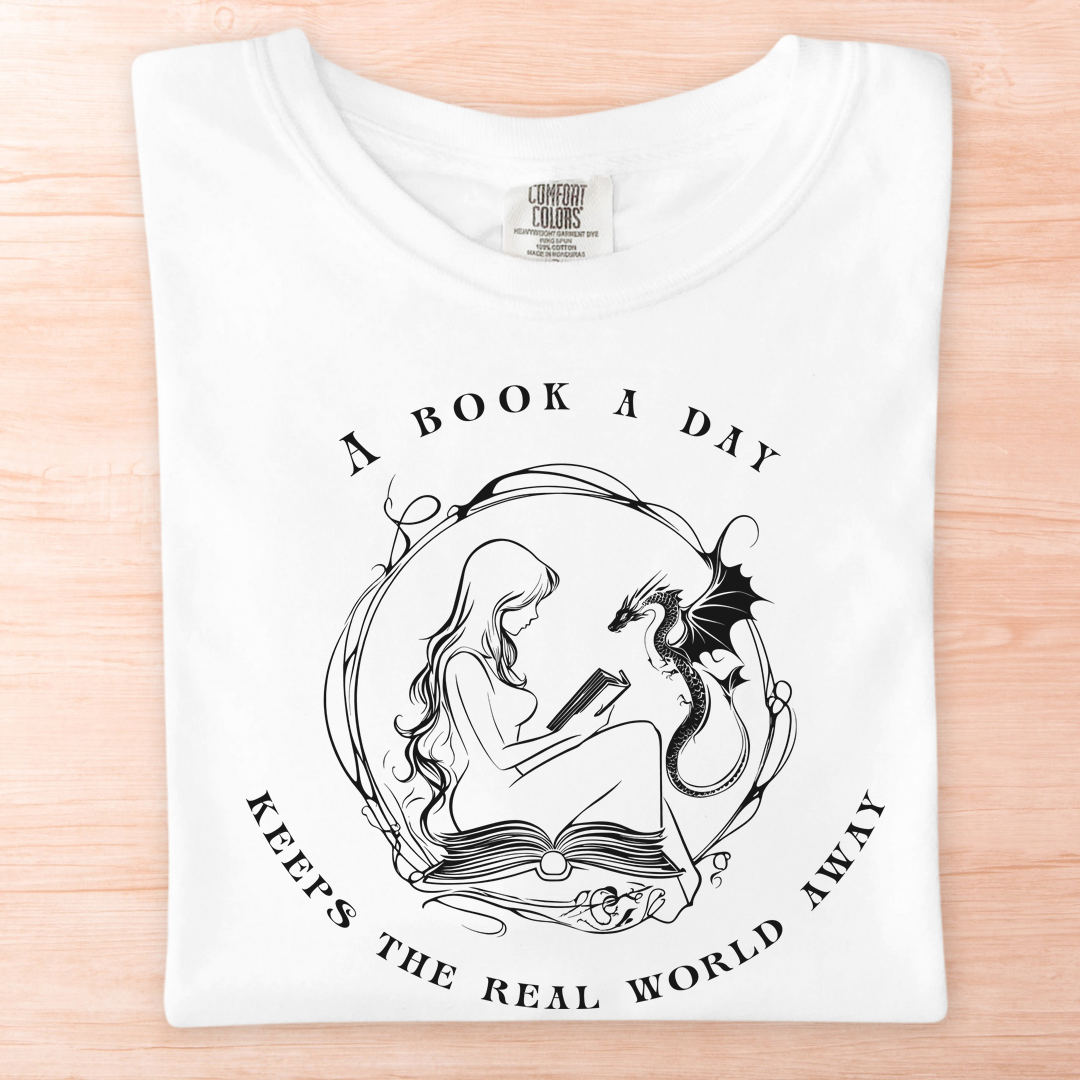 Book A Day Dragon T-Shirt