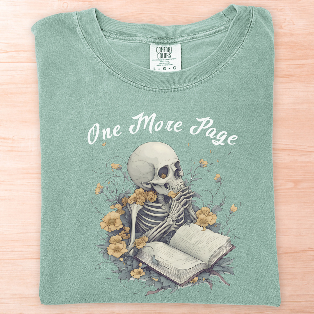 One More Page Skeleton T-Shirt