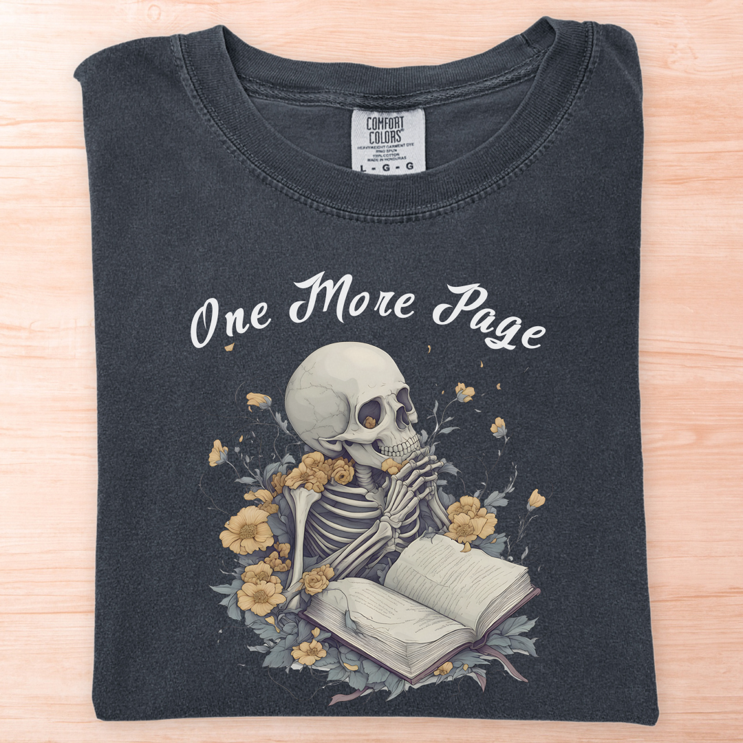 One More Page Skeleton T-Shirt