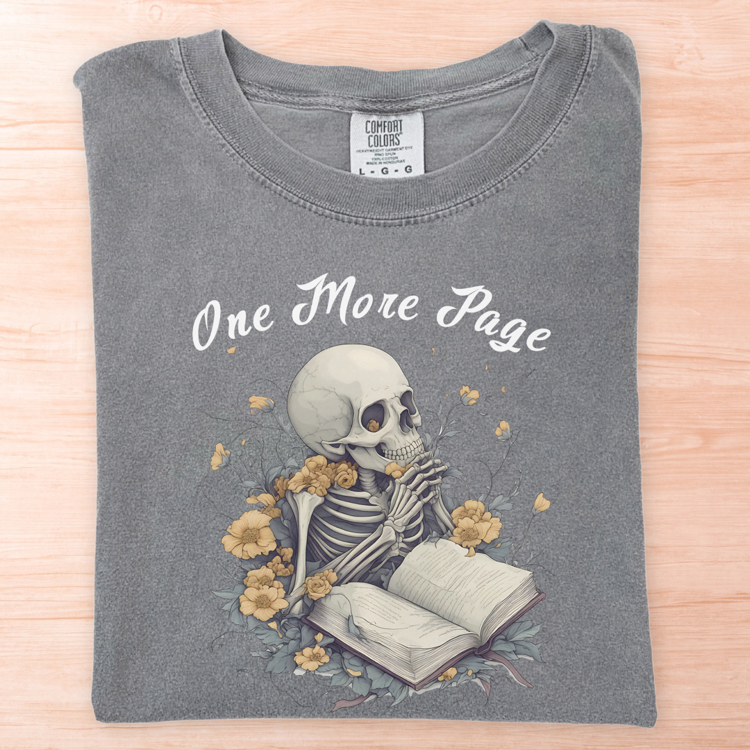 One More Page Skeleton T-Shirt