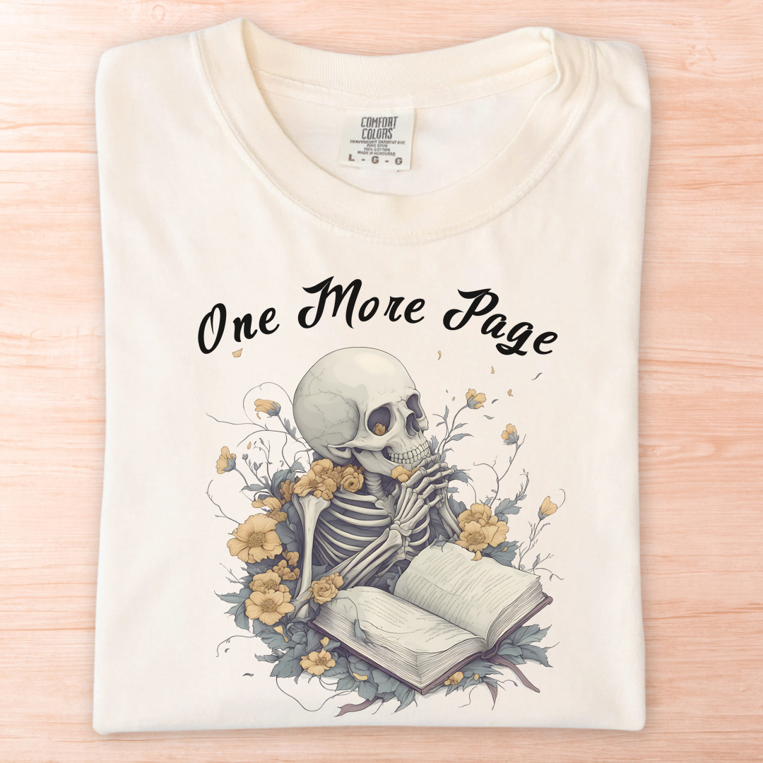 One More Page Skeleton T-Shirt