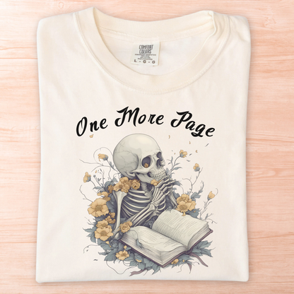 One More Page Skeleton T-Shirt