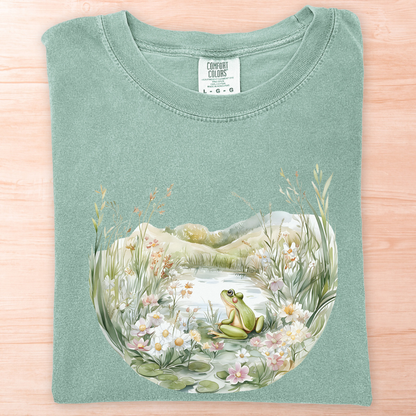 Flowers and Frog Pond T-Shirt