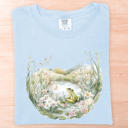 Flowers and Frog Pond T-Shirt