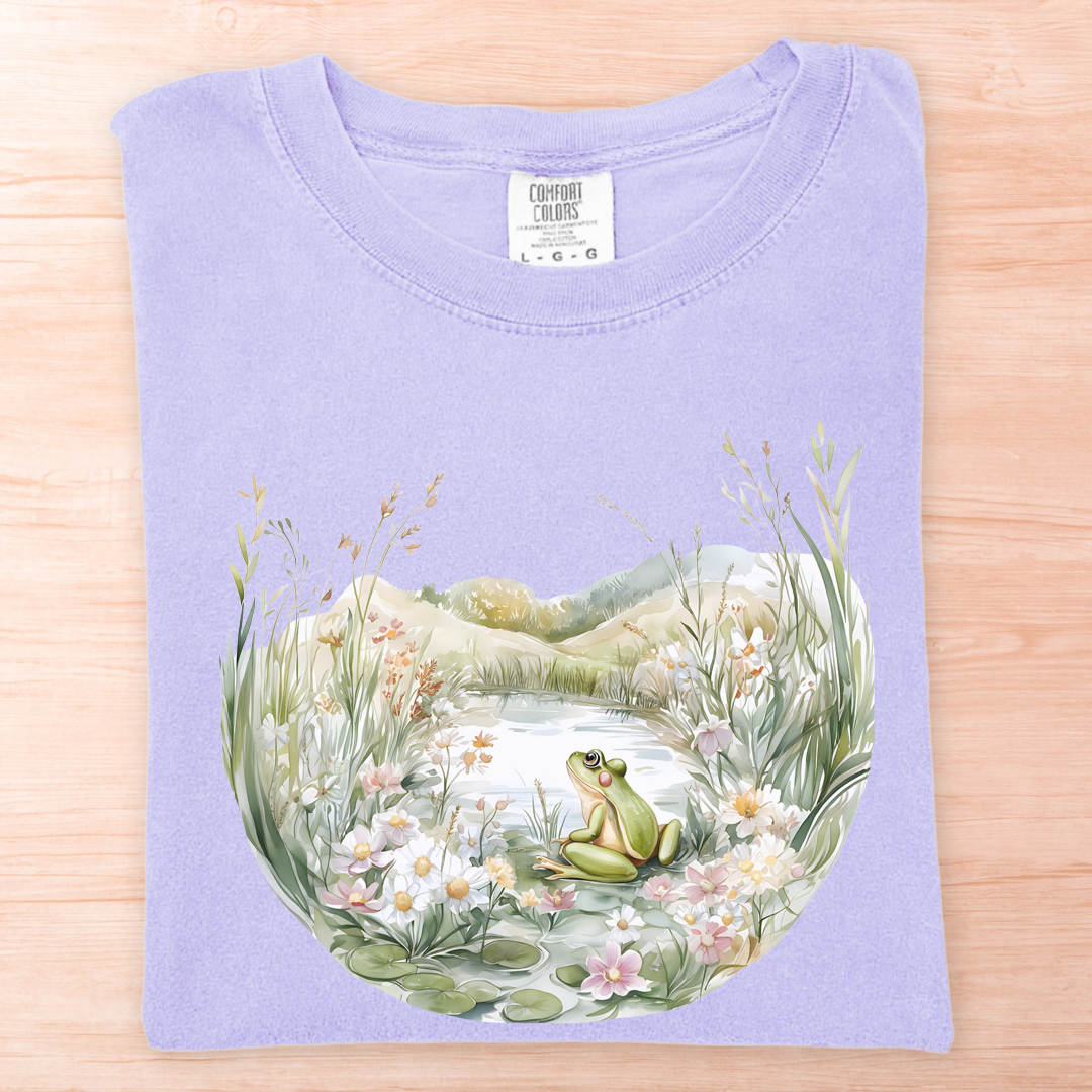 Flowers and Frog Pond T-Shirt