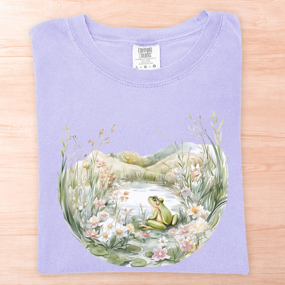 Flowers and Frog Pond T-Shirt