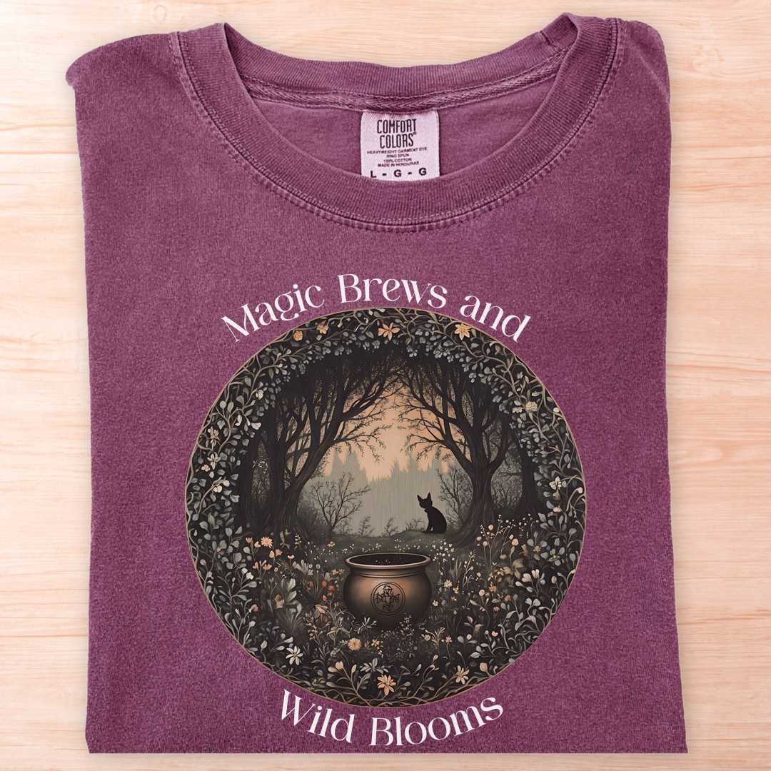 Magic Brews And Wild Blooms T-Shirt