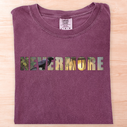 Nevermore Poe Text T-Shirt