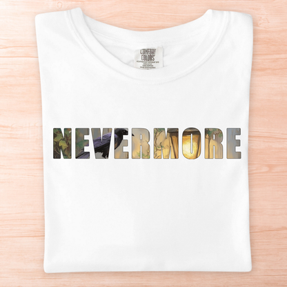 Nevermore Poe Text T-Shirt