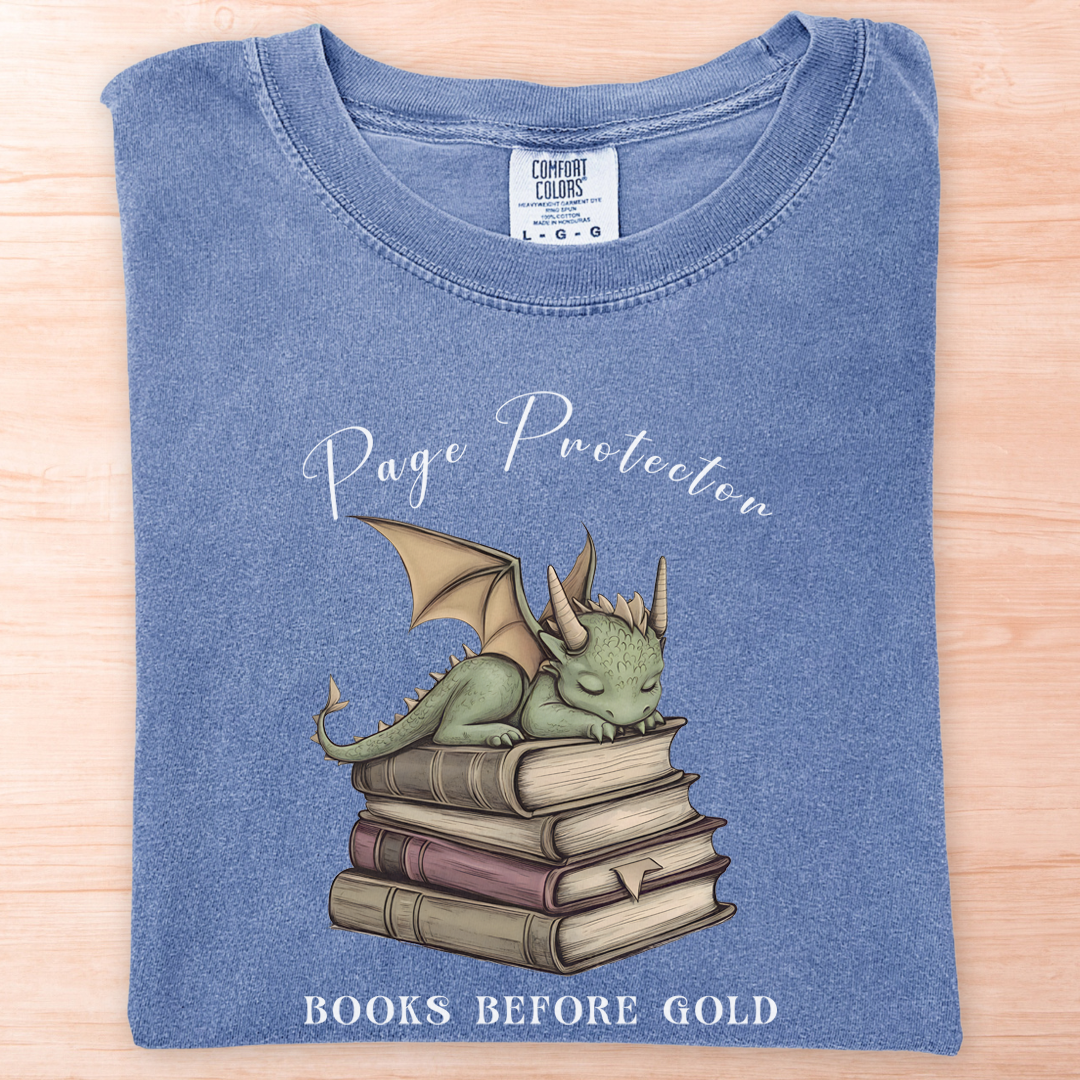 Page Protector Dragon T-Shirt