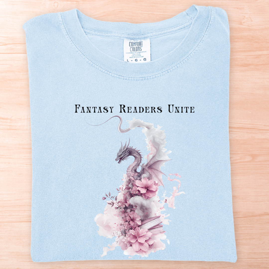 Fantasy Readers Unite Dragon T-Shirt