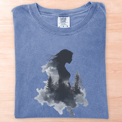 Woman Forest Shadow T-Shirt