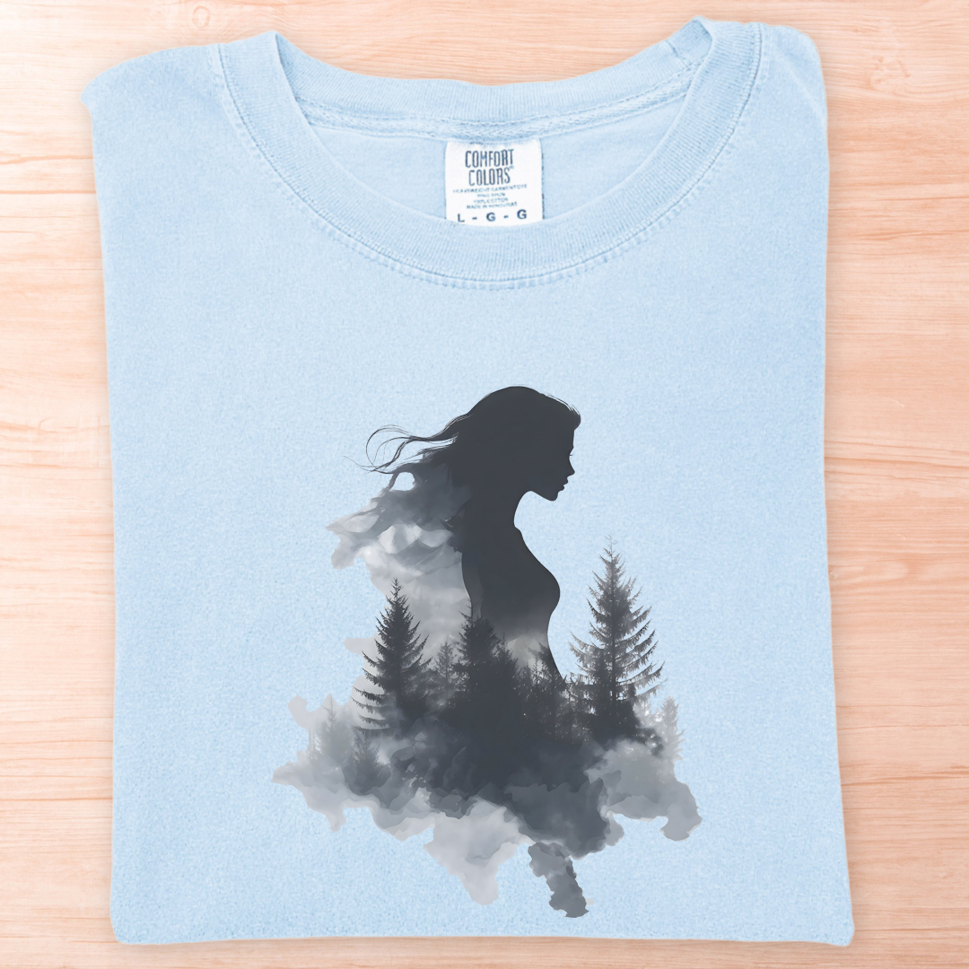 Woman Forest Shadow T-Shirt